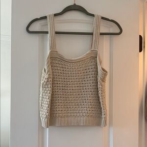 Universal Thread Cream Knit Tank Top